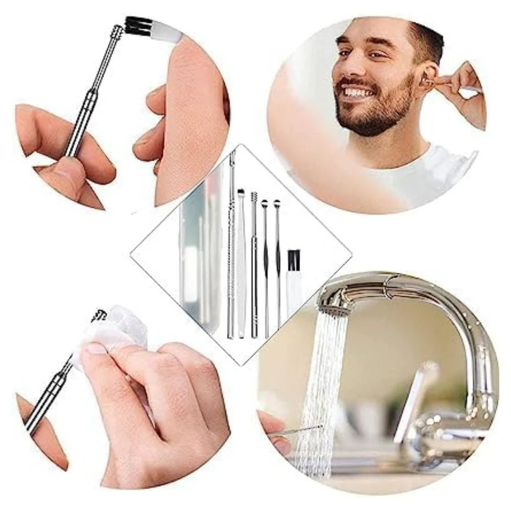 Doctor-style Ear Cleaning Tool For Home Use (6 Pcs)