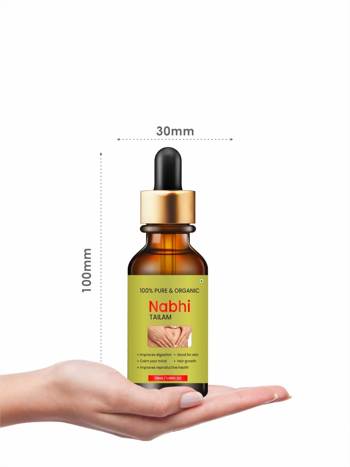 Nabhi Touch Ayurvedic Relief Oil For Belly Pack of 2