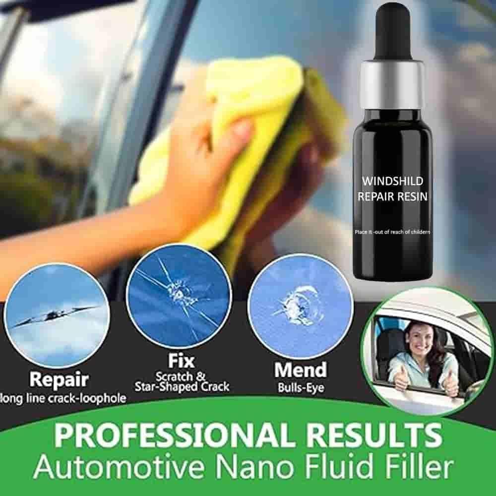Car Windshield Glass Crack Repair Kit – Quick & Easy DIY Glass Repair Resin (Pack of 2)