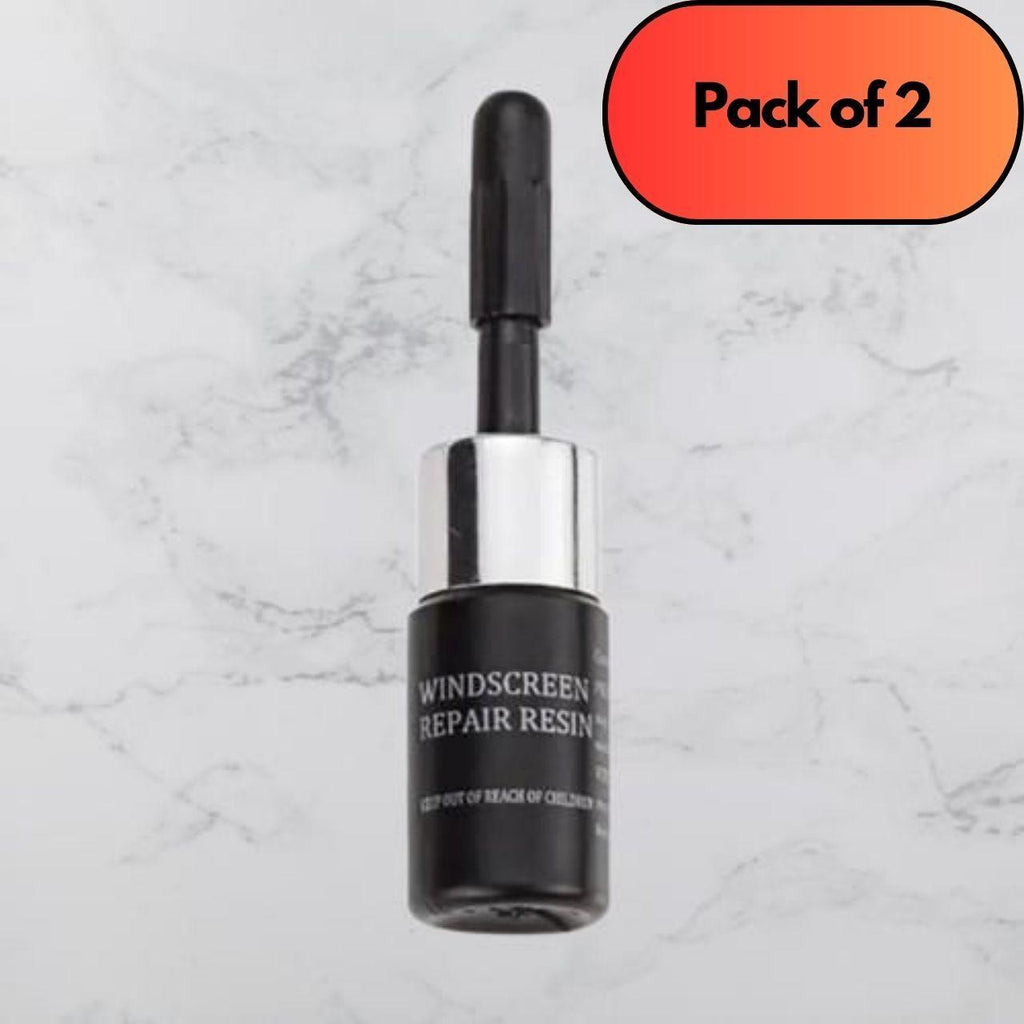 Car Windshield Glass Crack Repair Kit – Quick & Easy DIY Glass Repair Resin (Pack of 2)