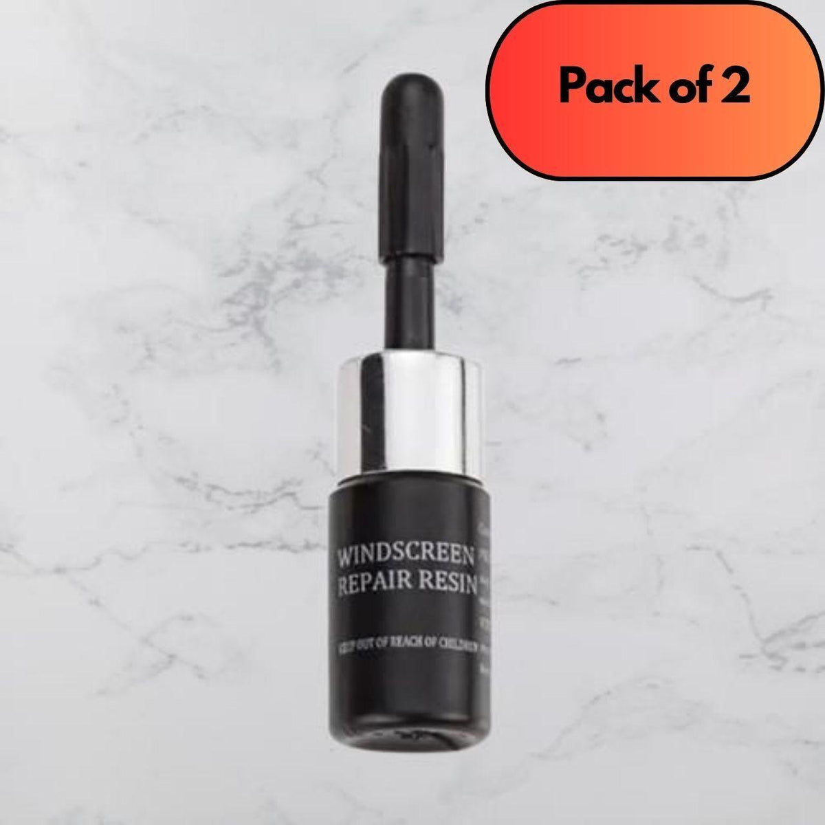 Car Windshield Glass Crack Repair Kit – Quick & Easy DIY Glass Repair Resin (Pack of 2)