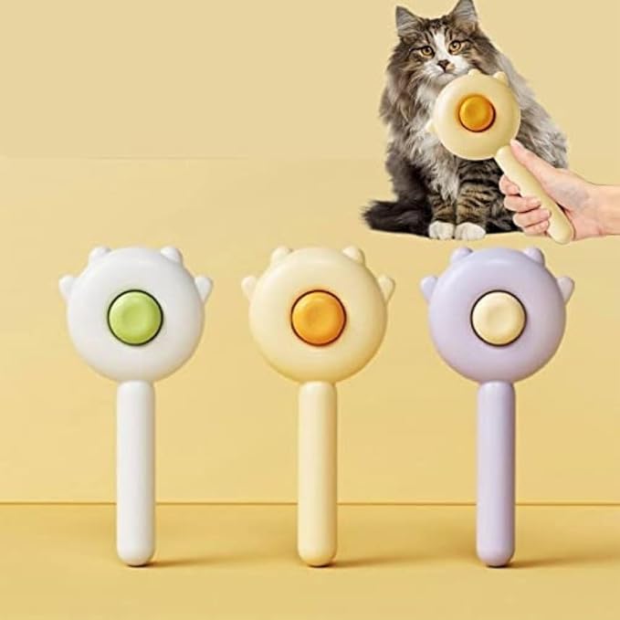 Cat hair brush, brush for hair, cat comb, hair brush, cat brush for grooming hair, short or long haired cats