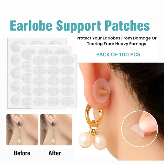 Premium Earlobe Support Patches (100 PCS) + (100 PCS FREE)