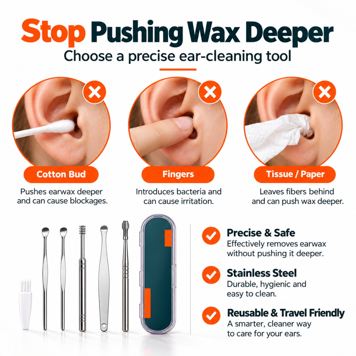 6-Piece Reusable Precision Care Set