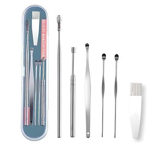 Stainless Steel Ear Wax Removal Kit (6 Pcs)
