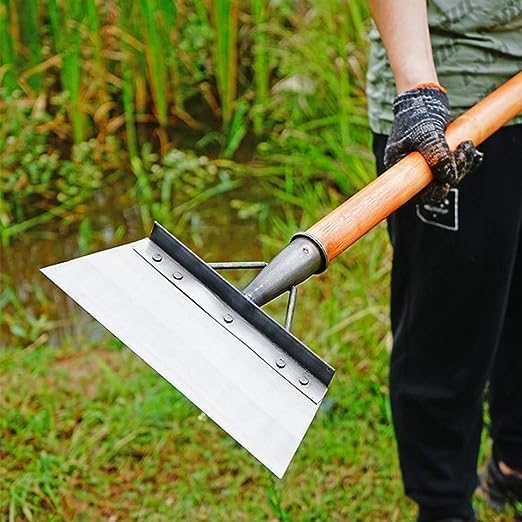 Heavy Duty Steel Garden Shovel Head & Weed Scraper