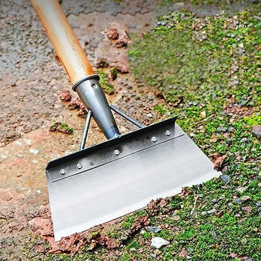 Heavy Duty Steel Garden Shovel Head & Weed Scraper
