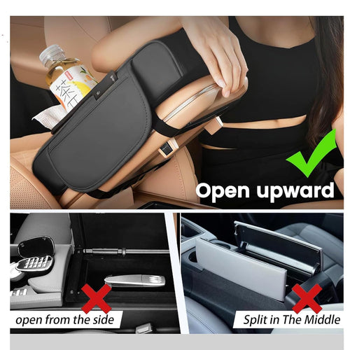 5 in 1 Leather Armrest Cover for Car