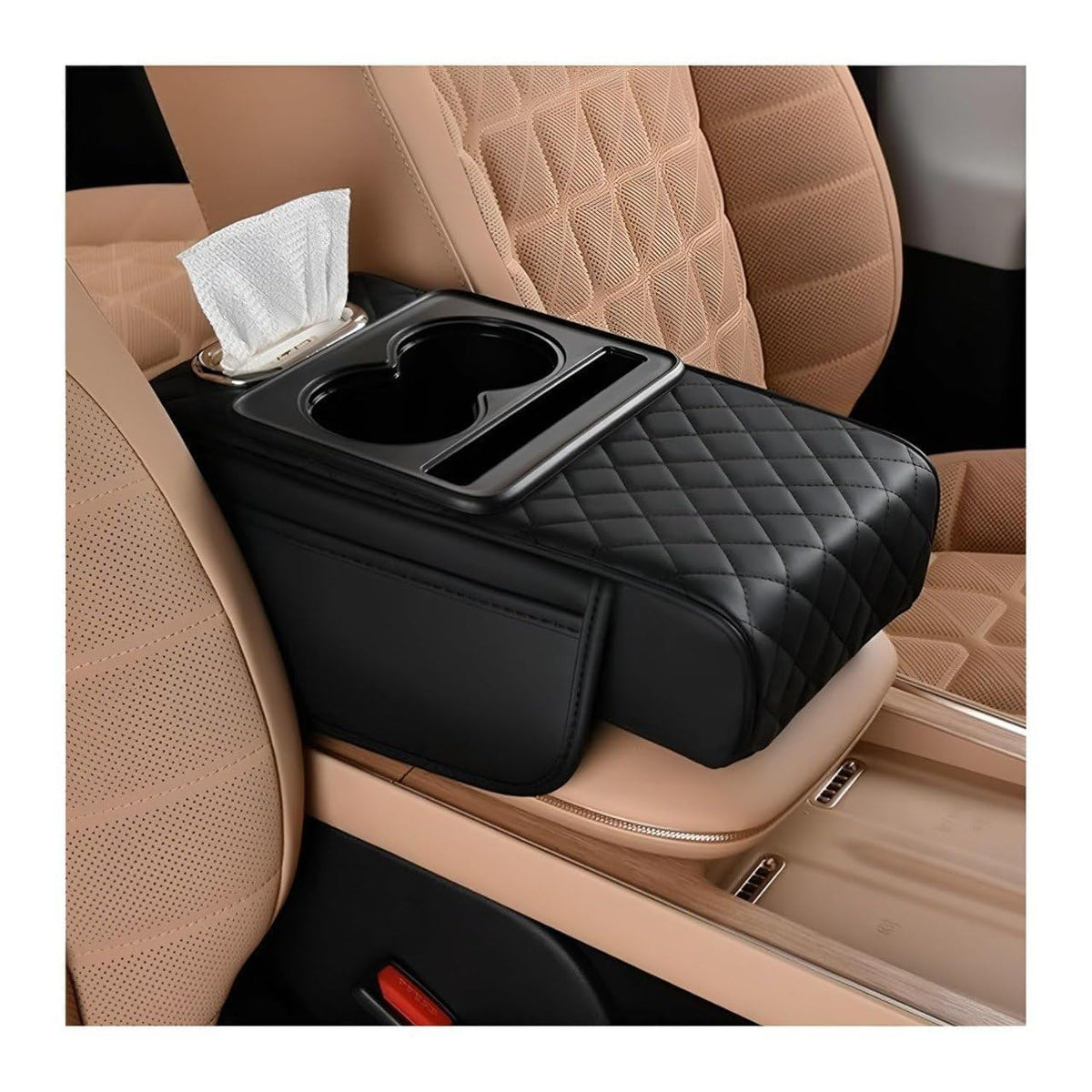 5 in 1 Leather Armrest Cover for Car