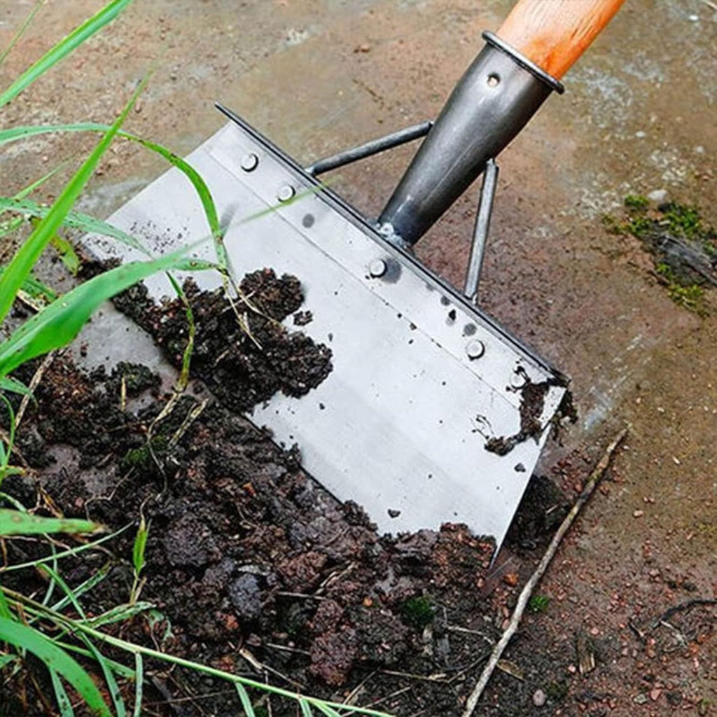 Heavy Duty Steel Garden Shovel Head & Weed Scraper