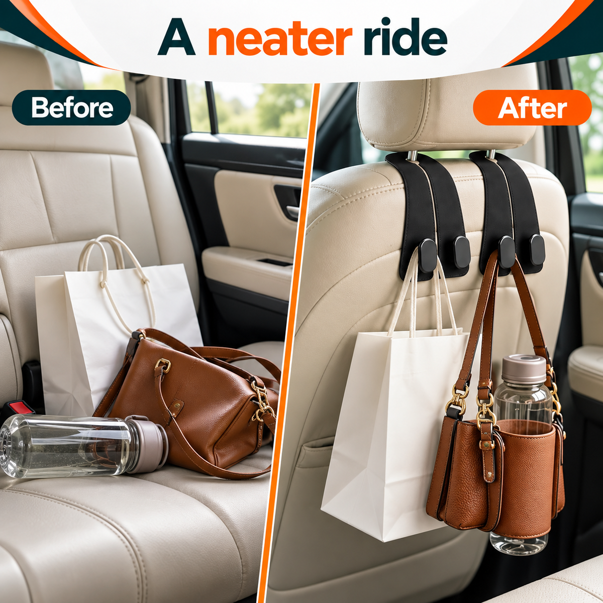 Seatback Bag Keeper – Pack of 4